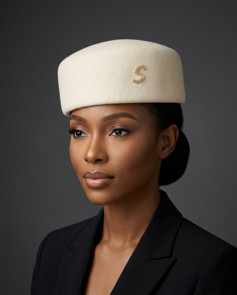 Sara Pillbox Hat — Camel