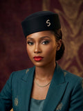 Sovereign Pillbox Hat — Crimson Red
